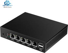 Mini pc linux Mini PC Fanless 4 LAN Router Firewall Celeron J1800