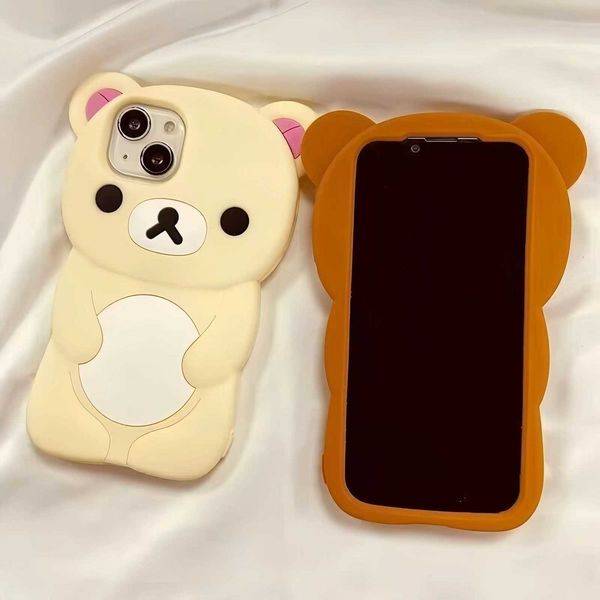 Cute 3D Rilakkuma Phone Case