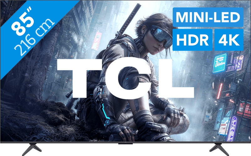 85 4k TCL T8D 85 Inch 4K QD-Mini LED Smart TV