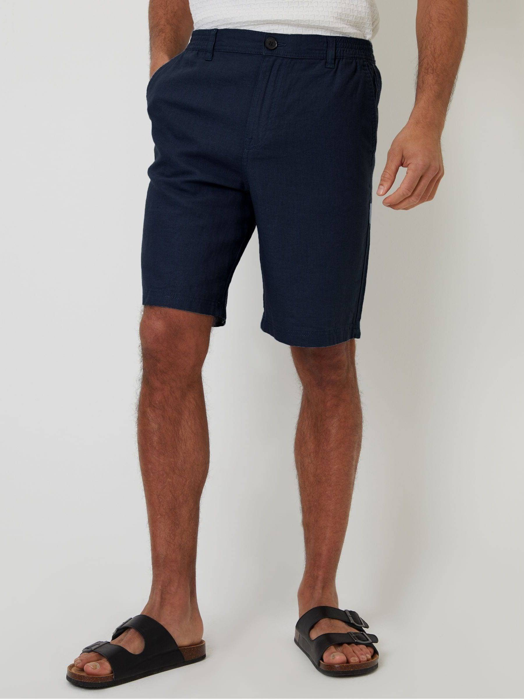 Threadbare Shorts - Marinblå