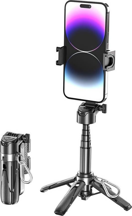 Mini Selfie Stick Tripod 360 Rotation