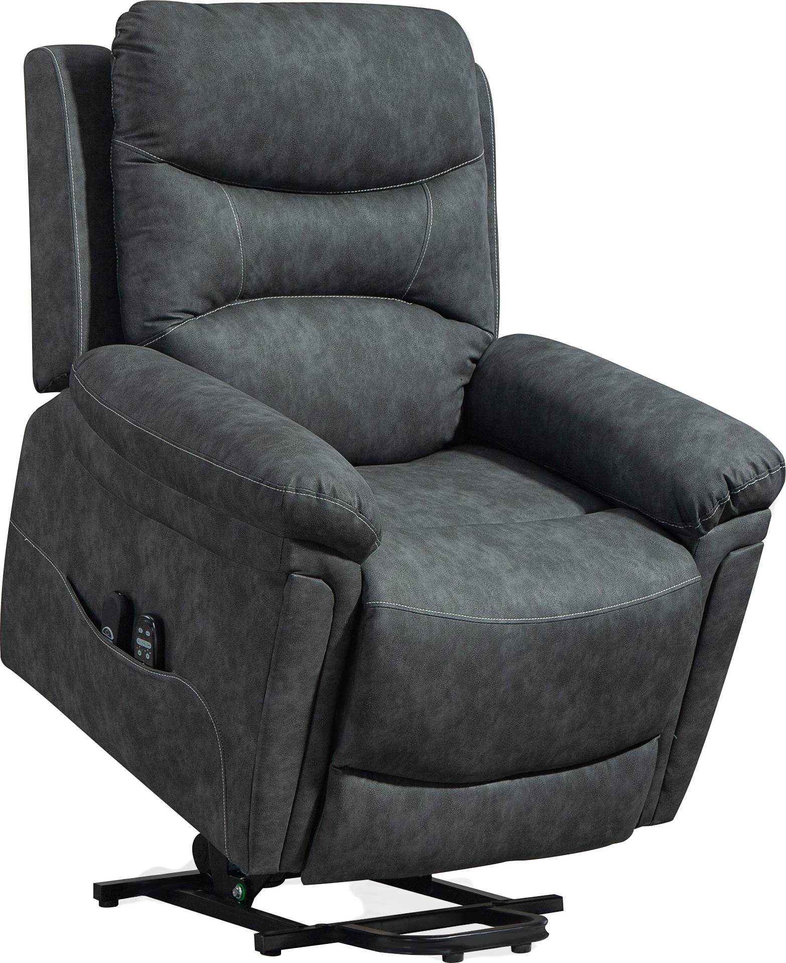 Riser recliner chairs Homcom Riser Recliner Chair With Massage Usb