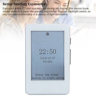 Portable Electric Book Reader 2.7 Inch Screen