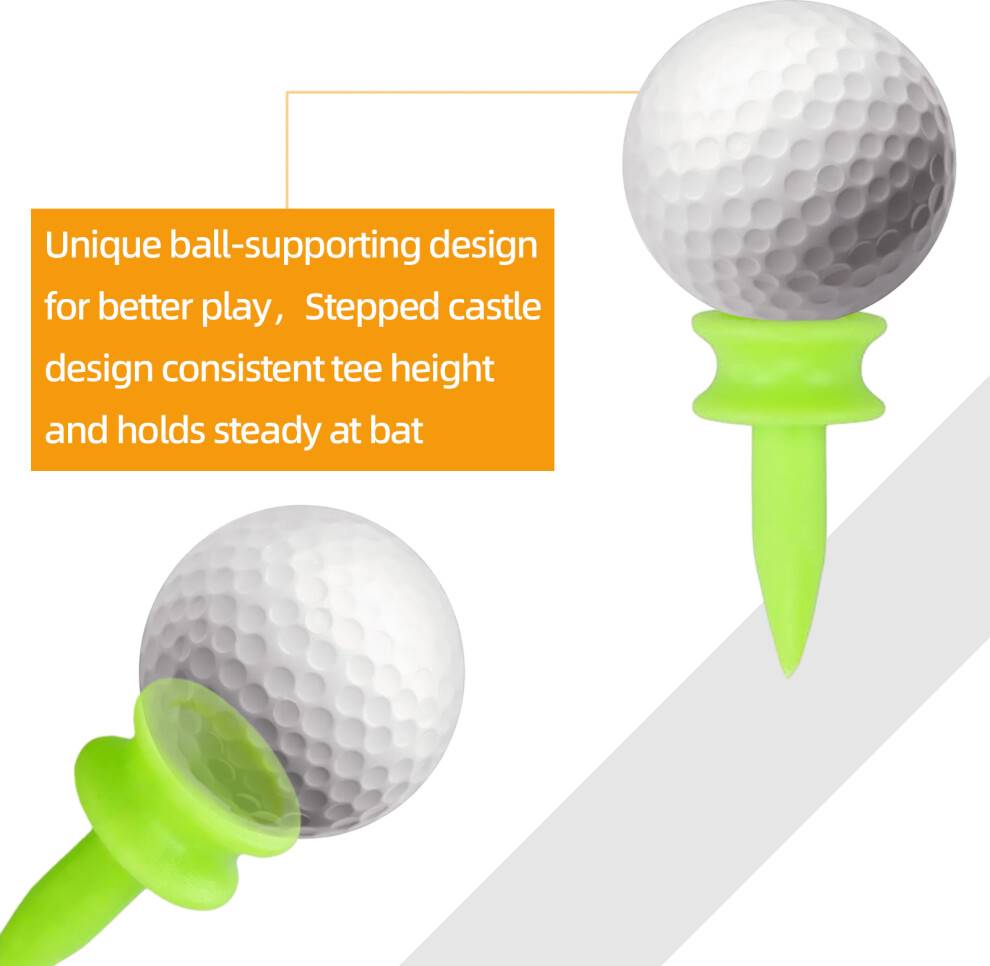 Step Down Short Golf Tee Set