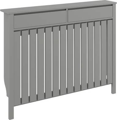 Homcom Large Radiator Cover With Drawers Vertical Slats