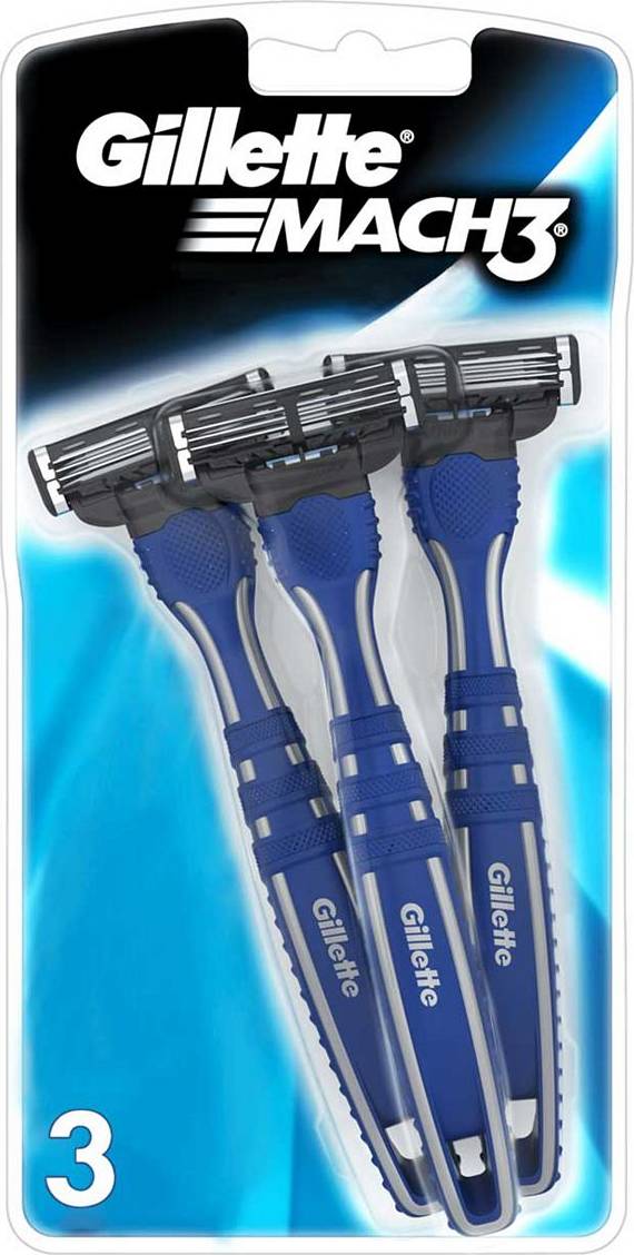 Gillette Mach3 Disposable Razors 3 pcs