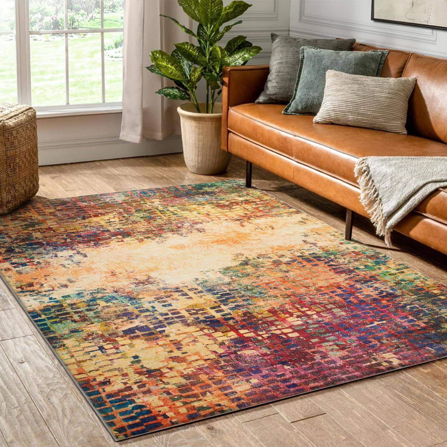 Large kitchen rugs Temu Large Imitation Cashmere Rug Machine