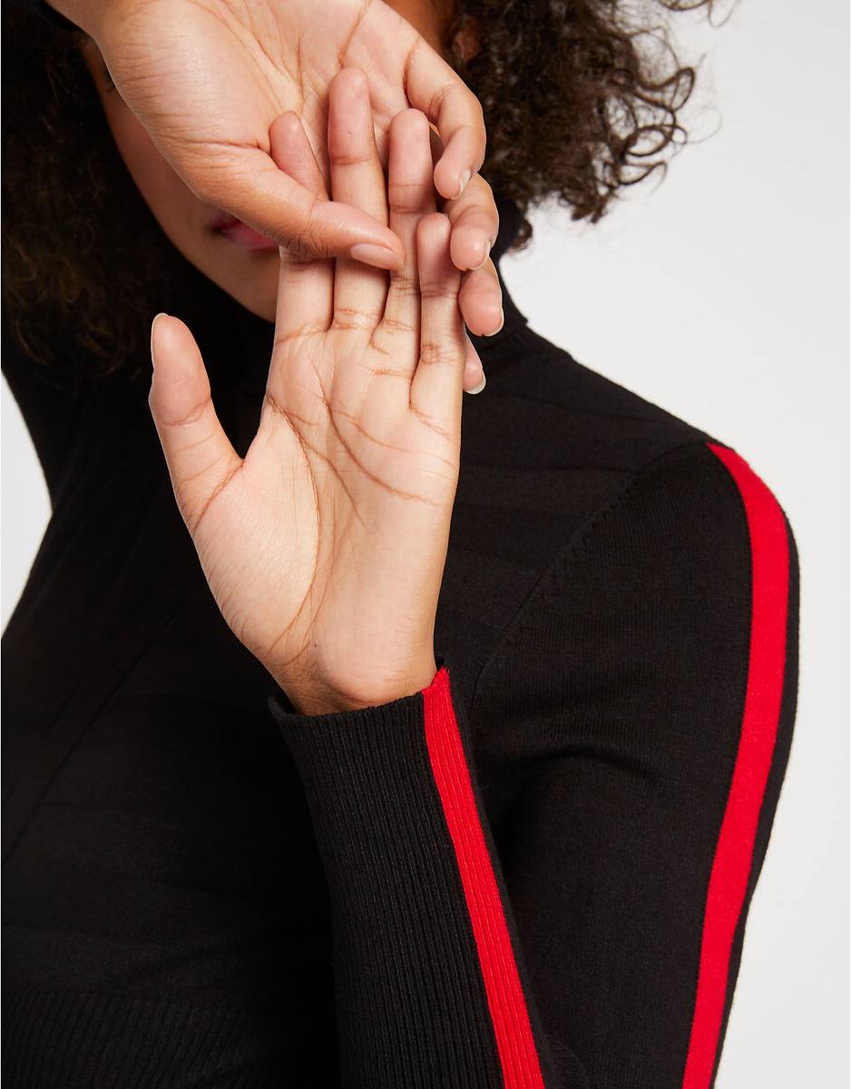 Neule - Noir/Rouge