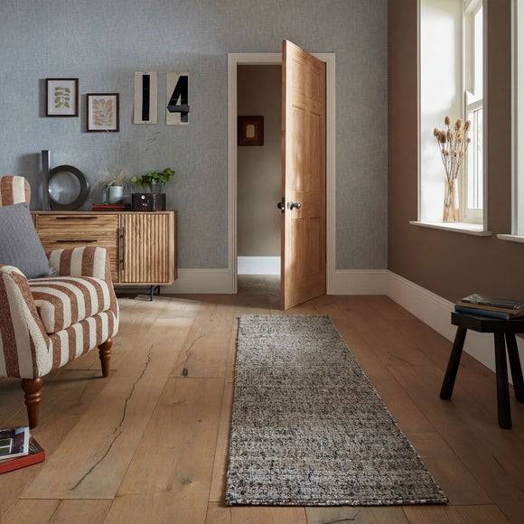 Dunelm Novara Textured Stripe Rug