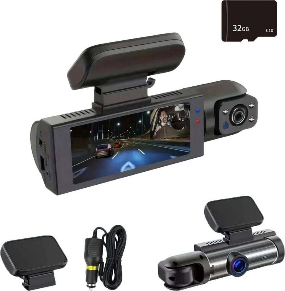 Front and rear dashcam 1080p Front Rear Dashcam With WiFi