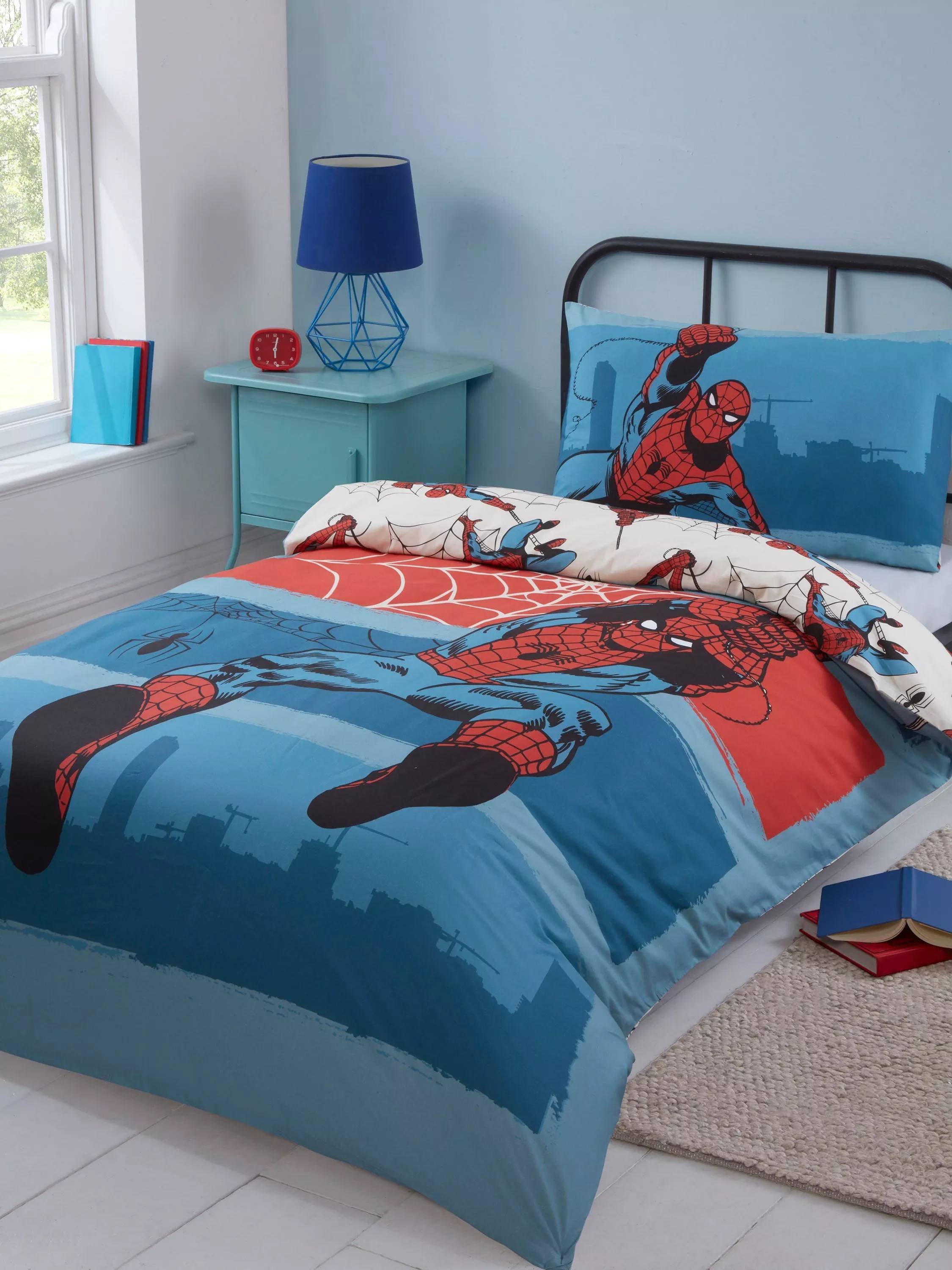 Spider-Man Reversible Pillowcase Set Single