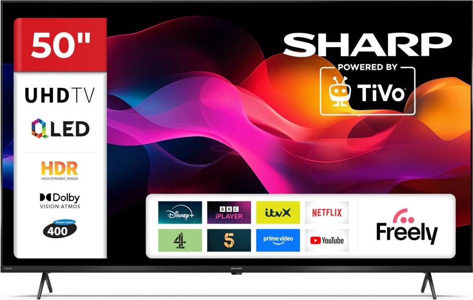 Sharp 50-Inch 4K Ultra HD QLED Smart TV