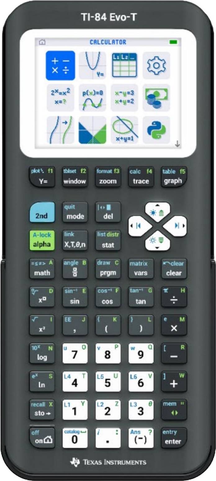 Texas instruments ti Texas Instruments Ti-84 Evo-T Instrument