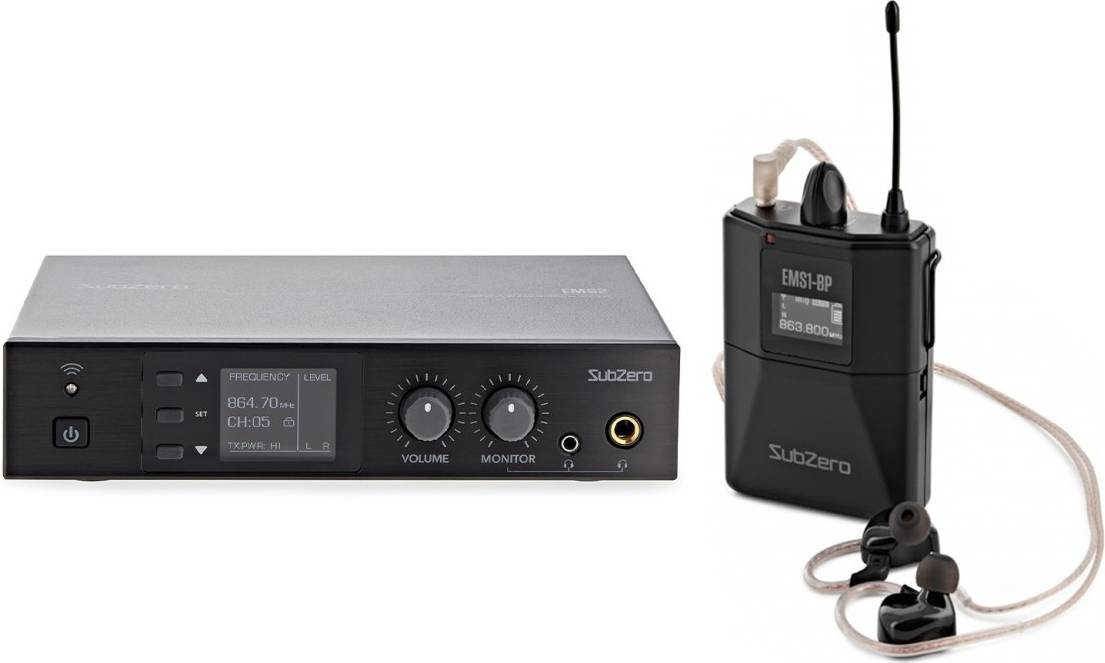 SubZero EMS2 16-Channel Wireless Ear Monitor System
