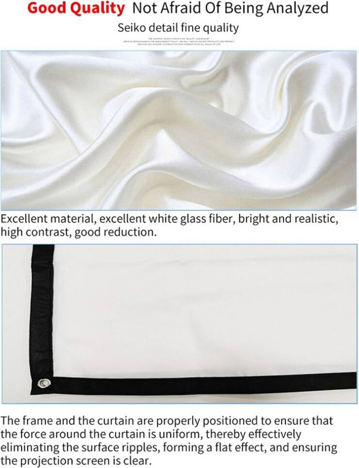 Projector screen Typecat 2X Portable Projector Screen 100 Inch