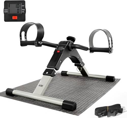 Foldable Mini Pedal Exerciser with LCD Display