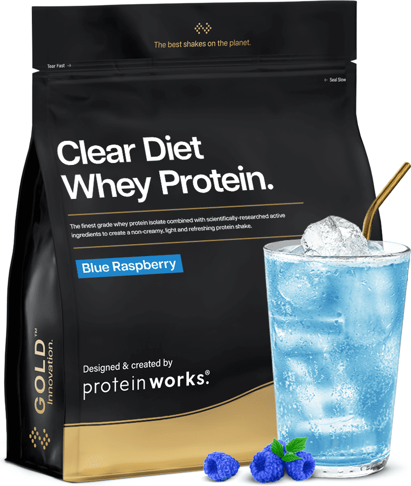 Protein Works Clear Diet Whey Gold 500g Blue Raspberry