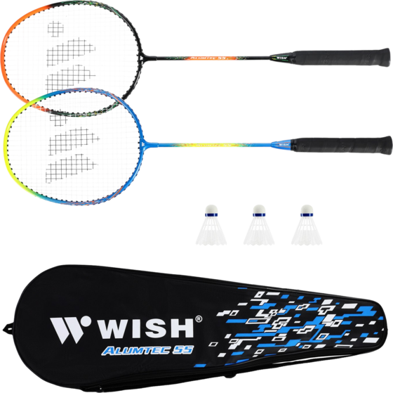 Badminton racket Northix Badminton Racket Set 3 Shuttlecocks