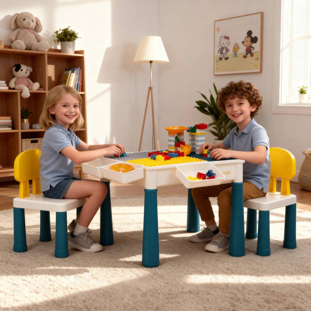 Isabelle & Max 7-in-1 Activity Table Set Rectangular Chair