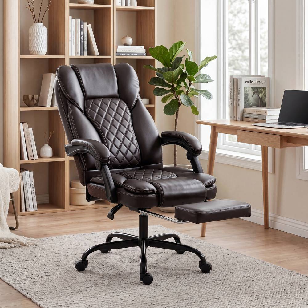 Homcom Home Reclining Function High Back Office Chair