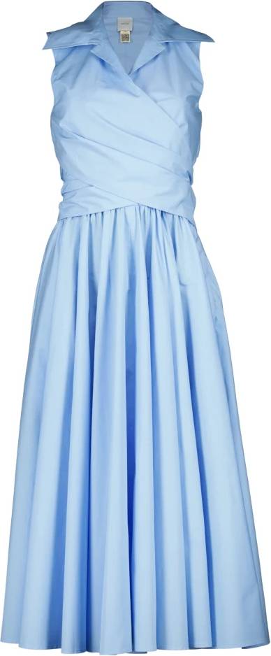FR Robe Drapée Femme - Bleu