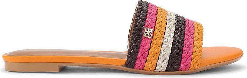Kurt Geiger Riva Braided Slider Sandals - Multicolor