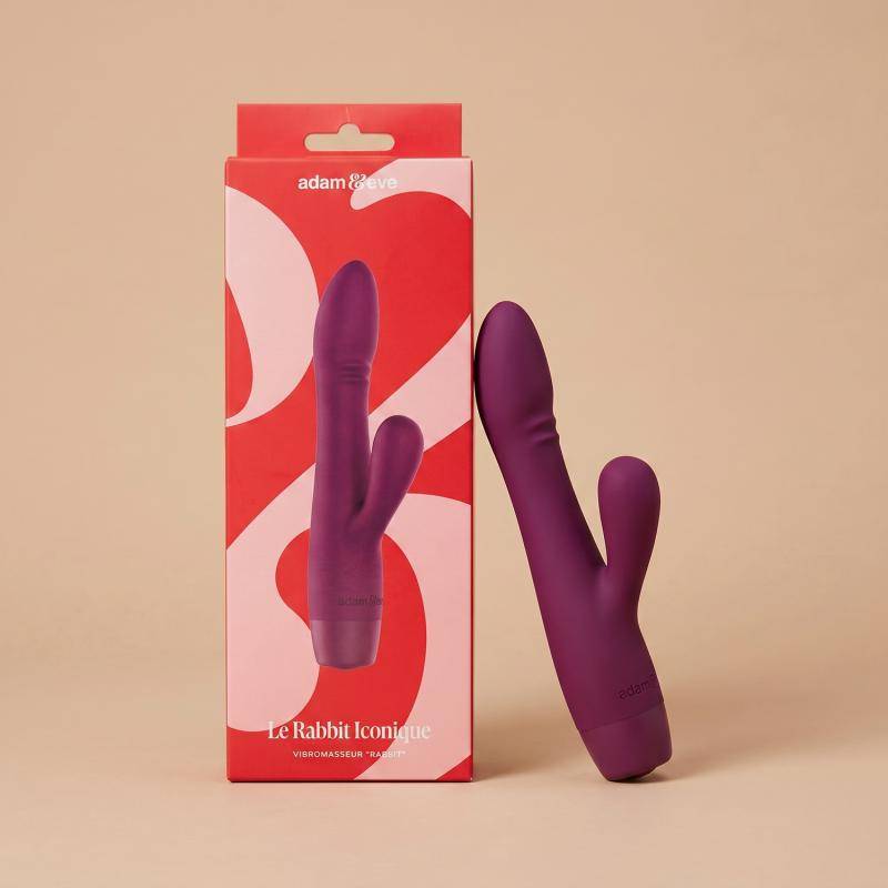Clitoris vibrator Adam & Eve Le Rabbit Iconique Stimulateur Point G Clitoris Violet