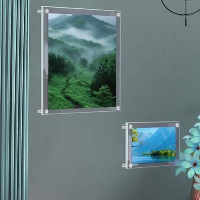 Shein Transparent Acrylic Set Photo Frame
