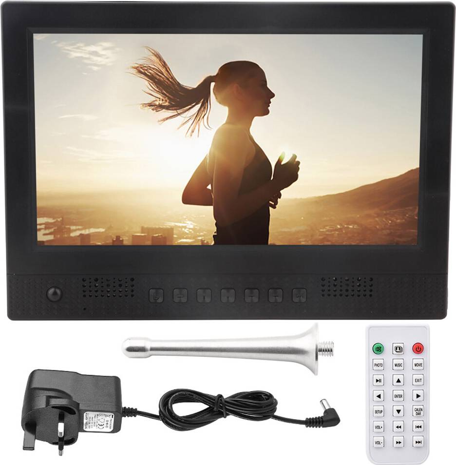 10in Digital Photo Frame Video Alarm Clock