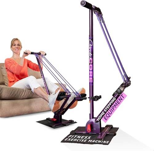 Stepper Cardio Core Portable Seated Rowing Stepper