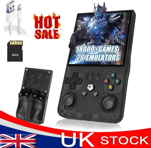 Max R36S Retro Handheld Video Game Console Linux 4.0 Inch IPS Screen 64GB
