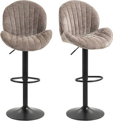 Homcom Modern Stools Set Of 2 Bar Stool 2pcs