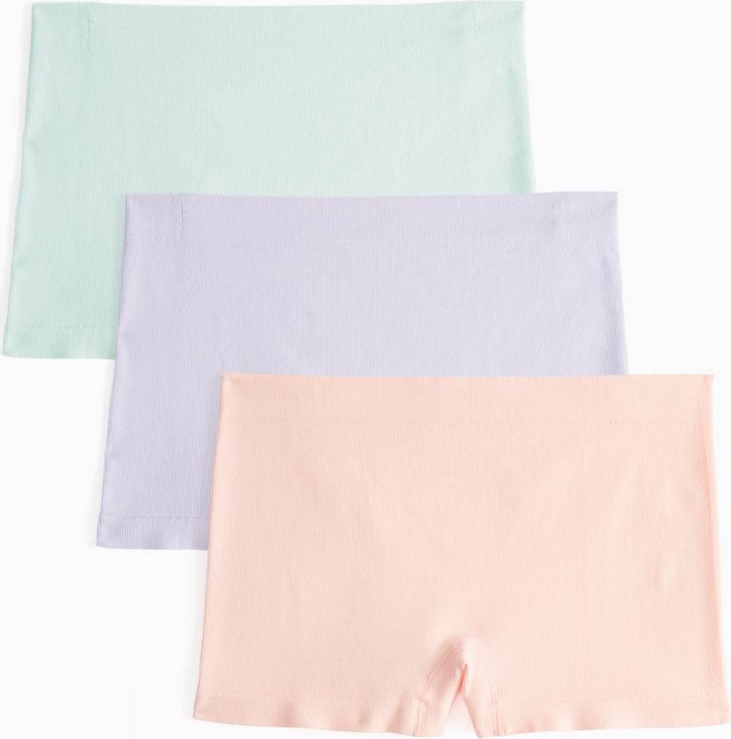 Tu Seamless Ribbed Short Knickers 3 Pack