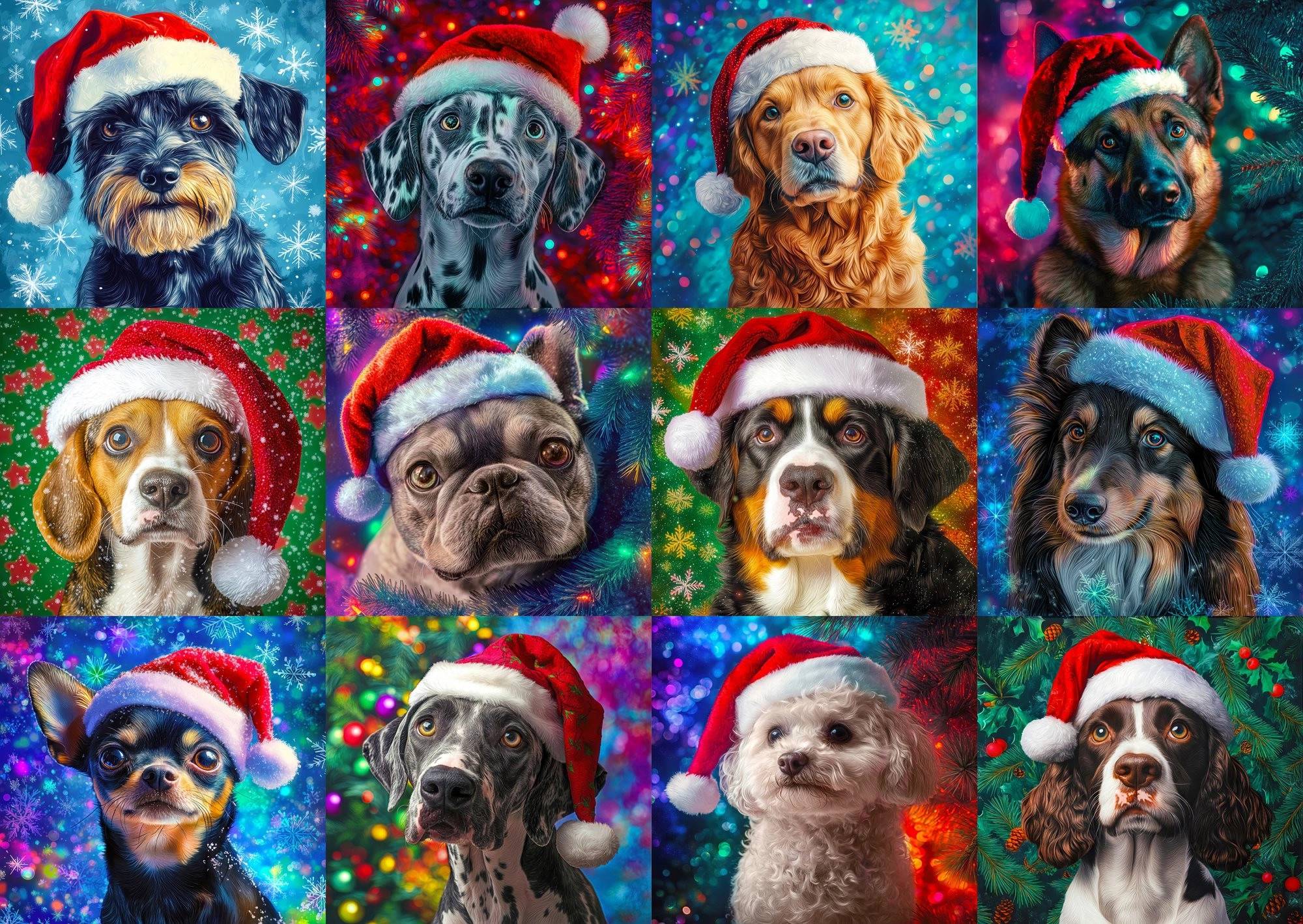 Enjoy Santa Dogs