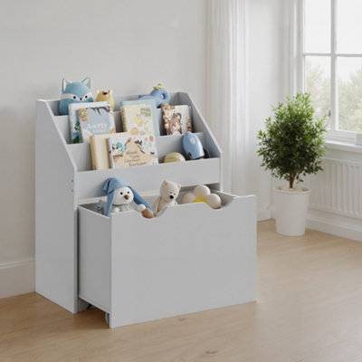 Ledrem Toy Storage Rack Kids Bookshelf