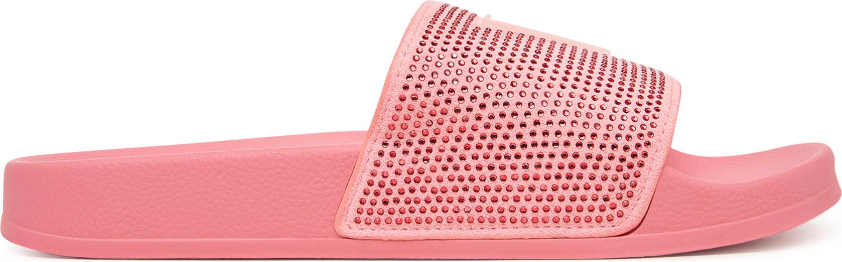 Guess Rhinestones Slippers - Pink