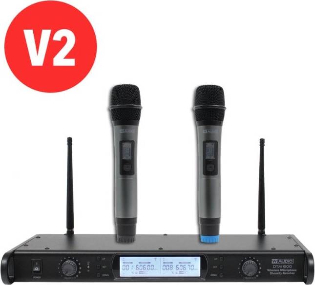W Audio DTM 600H Twin Handheld Diversity System