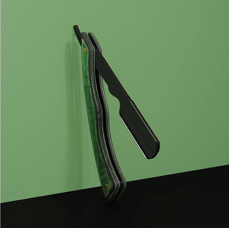 Technology Wood Handle Stainless Steel Haircut Razor