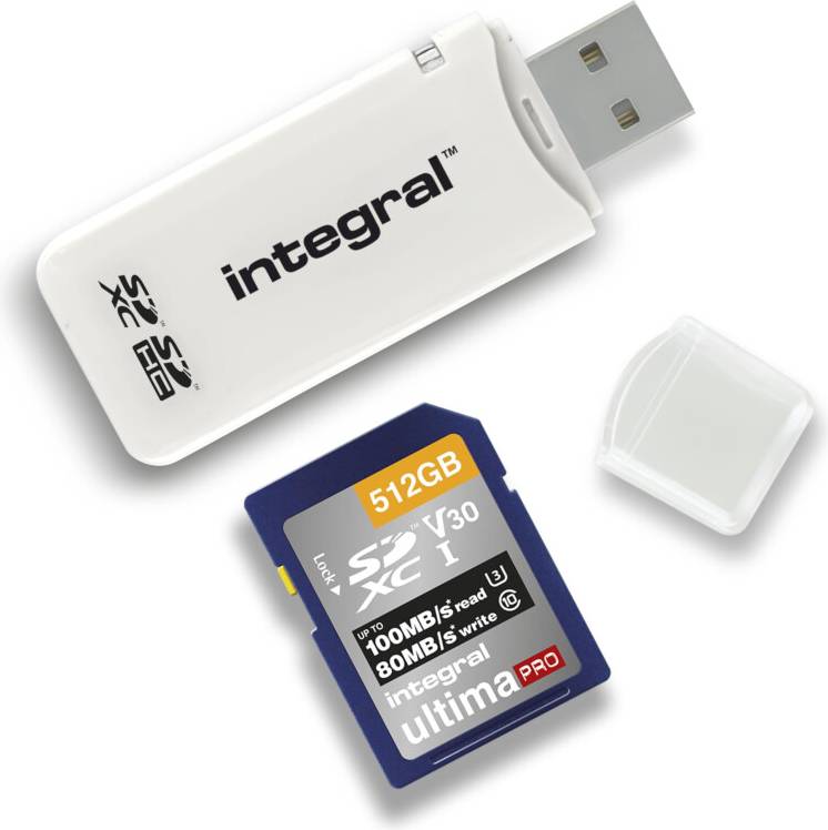 Integral SD Card Reader USB2.0