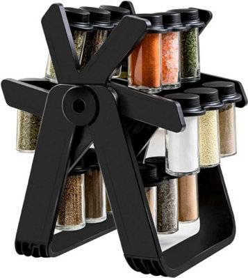 B&Q 360 Rotating Ferris Wheel Rack Kitchen Spice Organizer