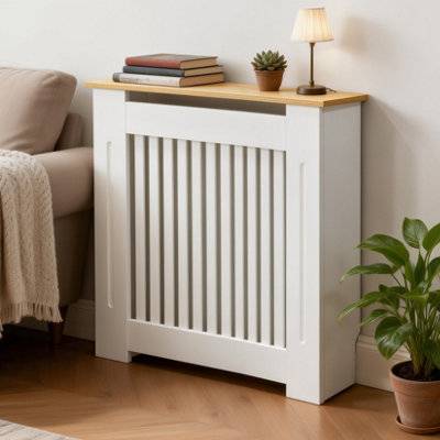 Vertical Radiator Cover Grill Shelf Cabinet