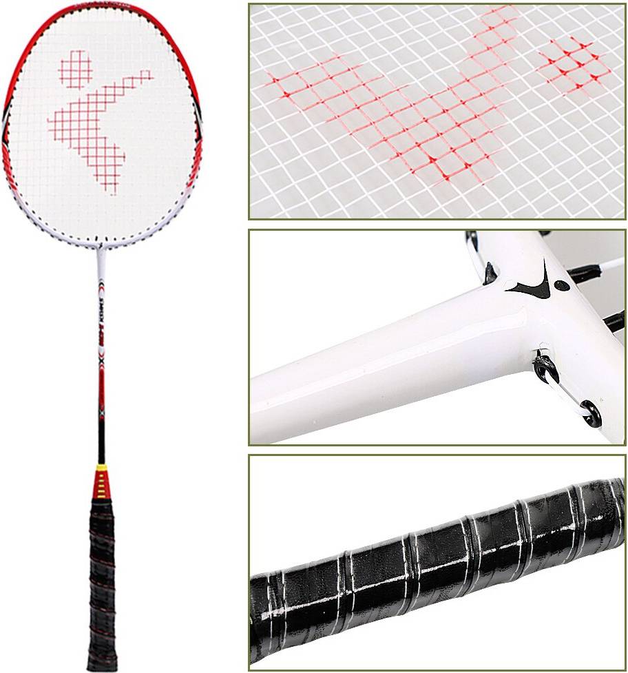 Speler Badminton Rackets Set 3 Shuttles