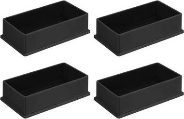 Uxcell 4pcs PVC Square Chair Leg Caps