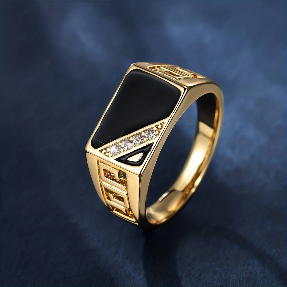 Temu Classic Triangular Ring
