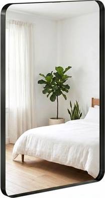 Homcom Rectangular 90 x 60 cm Wall Mirror
