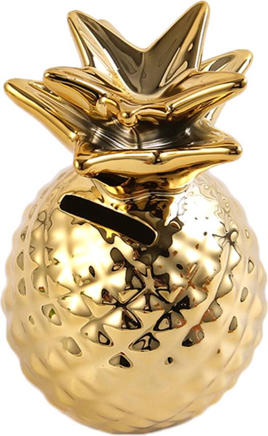 Creative Pineapple Coin Bank With Bottom Rotates