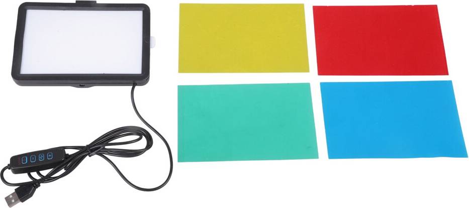 LED Photo Lights 6000K Adjustable USB