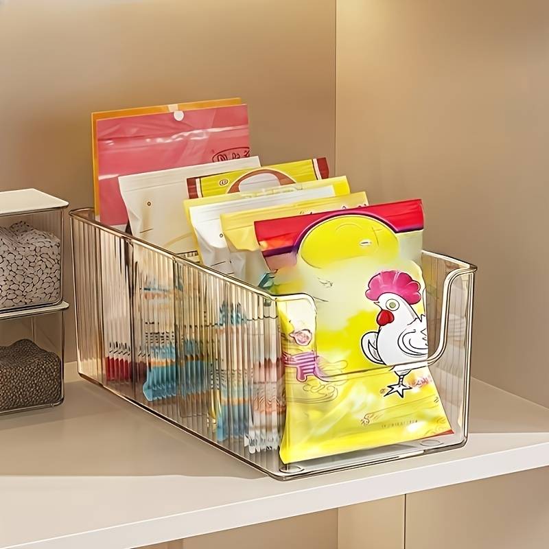 Temu Four Compartment Large Capacity Transparent Seasoning Storage Box