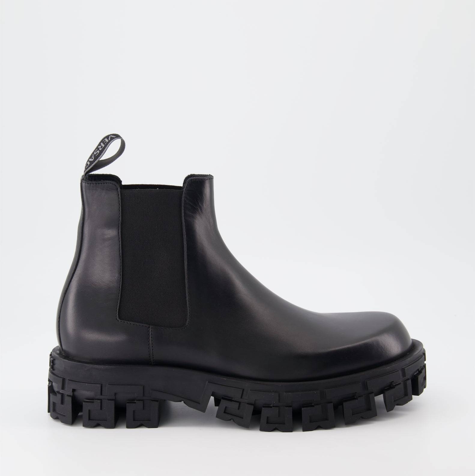 Versace Chelsea Boots Portico - Greca