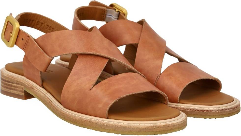 Angulus Buckle Sandals Open Toe - Brown
